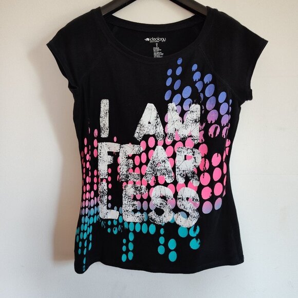 Ladies SZ S Ideology Black Workout T-Shirt - Picture 1 of 3
